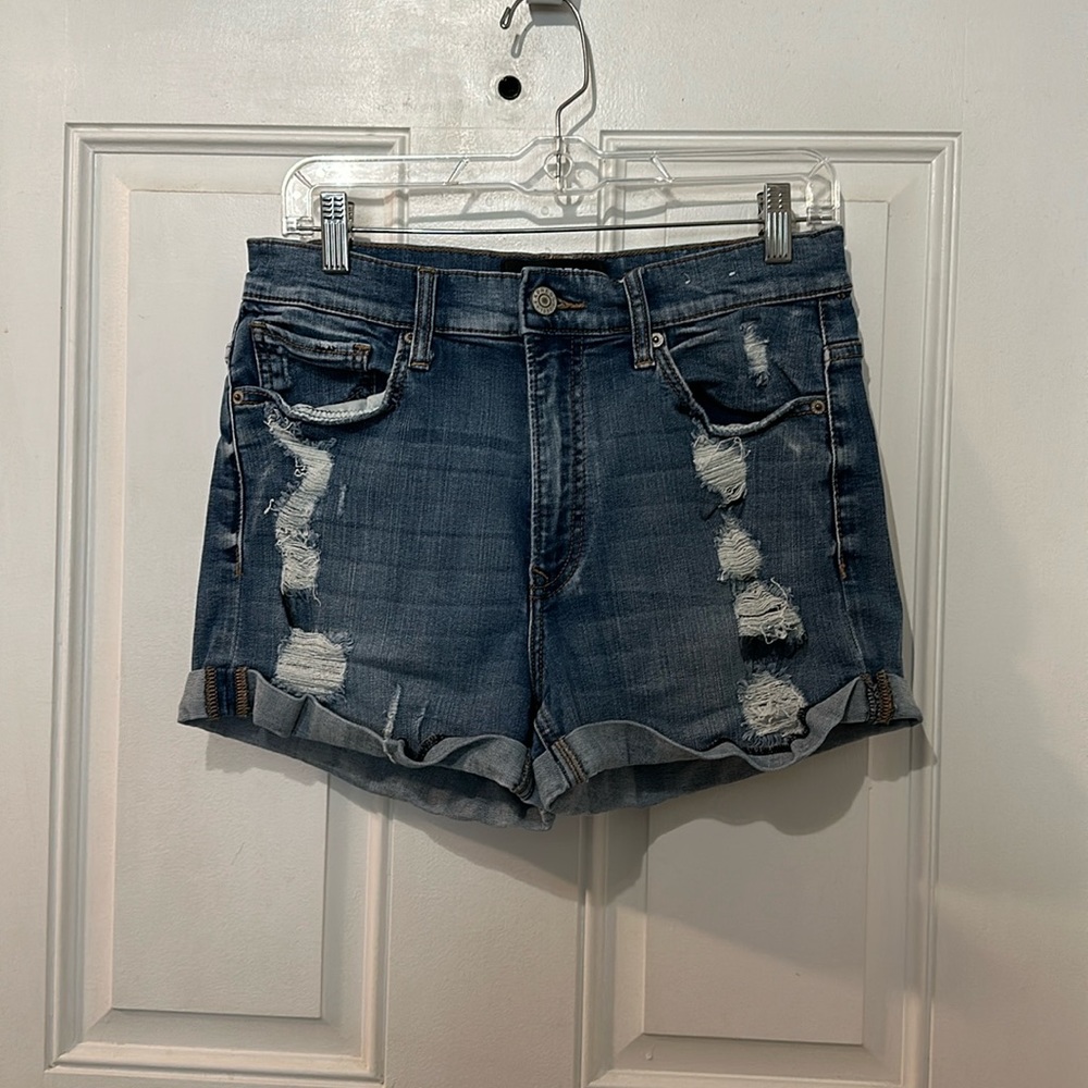 Express high rise shortie size 10